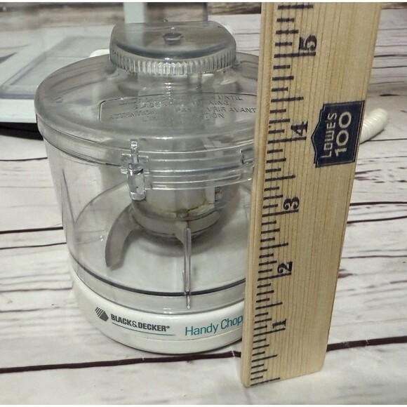 Black & Decker Handy Chopper Plus Model HC3000 Type 1 White - Works Great Nice - Picture 10 of 11
